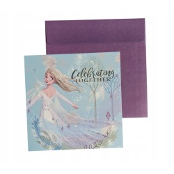 Zaproszenia Kartki z zaproszeniem Zestaw z kopertami 8szt Frozen 12x12cm