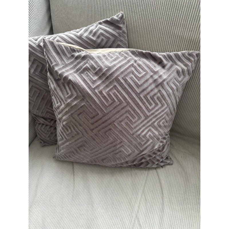 Poszewska Charlie 45x45 szara wzór