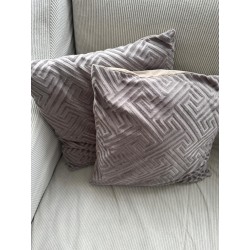 Poszewska Charlie 45x45 szara wzór