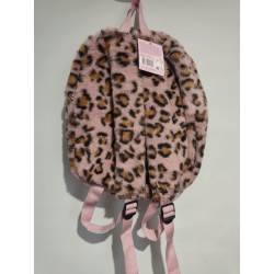 Puchaty plecak 100% poliester Fluffy BackPack Różowy