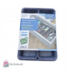 Livarno home Organizer filcowy, zestaw 7 elementów (szary) Z recyklingu