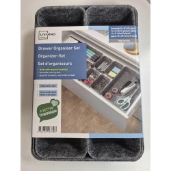 Livarno home Organizer filcowy, zestaw 7 elementów (szary) Z recyklingu