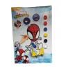 Wymaluj postać 3D Marvel Spidey Amazing Friends - 6 farbek, pędzelek 30x20