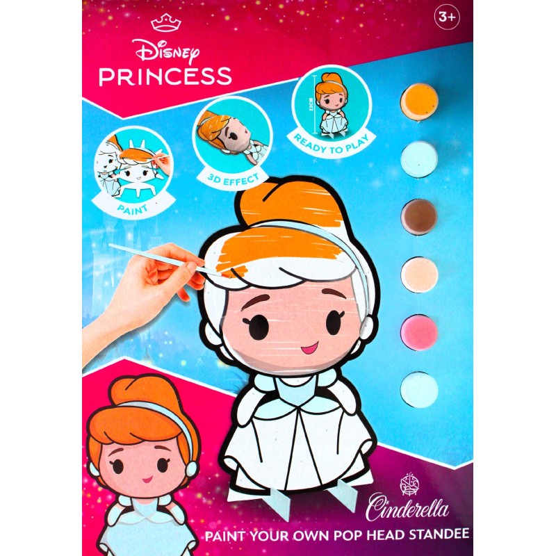 Malowanie farbami według numerów stojak 3D Princess Disney Kreatywny Zestaw