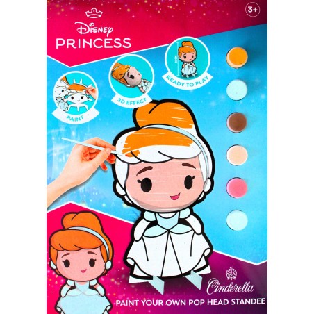 Malowanie farbami według numerów stojak 3D Princess Disney Kreatywny Zestaw
