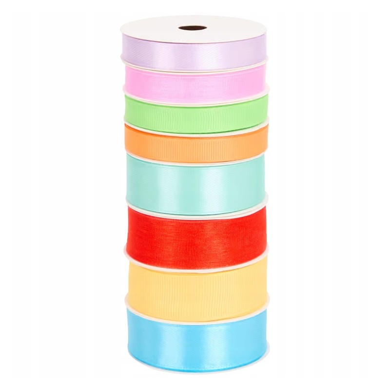 Taśma tasiemki 10 m x 1 cm wielokolorowy