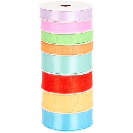 Taśma tasiemki 10 m x 1 cm wielokolorowy