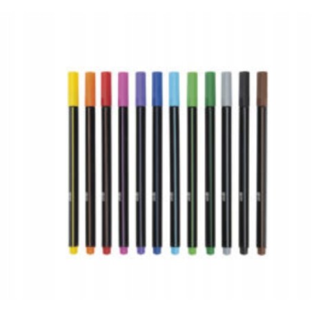 Marker dekoracyjny wielokolorowy United Office 12 szt.