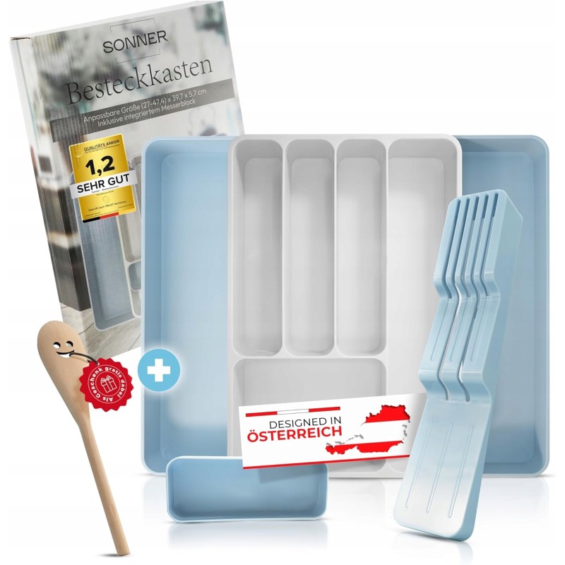 Sonner ORGANIZER NA SZTUĆCE DO SZUFLADY, ROZSUWANY WKŁAD