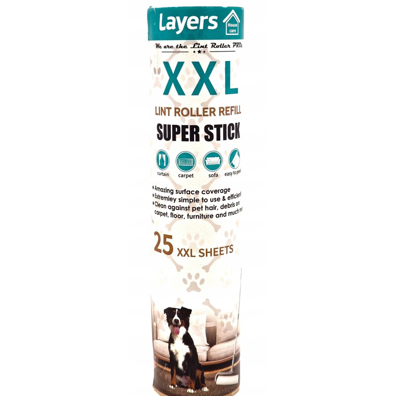 Rolka do czyszczenia ubrań XXL szeroka 25cm LAYERS