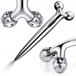 Masażer roller do masażu twarzy pod oczy szyi podbródka przeciwzmarszczkowy