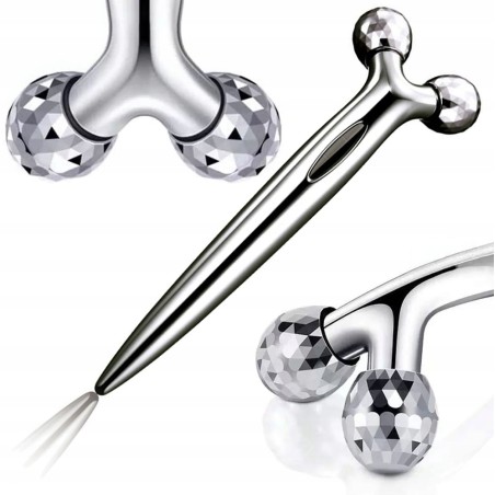 Masażer roller do masażu twarzy pod oczy szyi podbródka przeciwzmarszczkowy