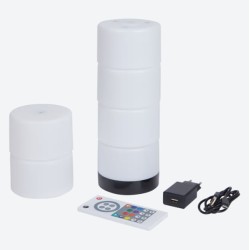 LAMPKA WIELOKOLORWA LED SŁUPEK ŚWIETLNY EFEKTY PILOT