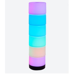 LAMPKA WIELOKOLORWA LED SŁUPEK ŚWIETLNY EFEKTY PILOT