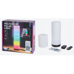 LAMPKA WIELOKOLORWA LED SŁUPEK ŚWIETLNY EFEKTY PILOT